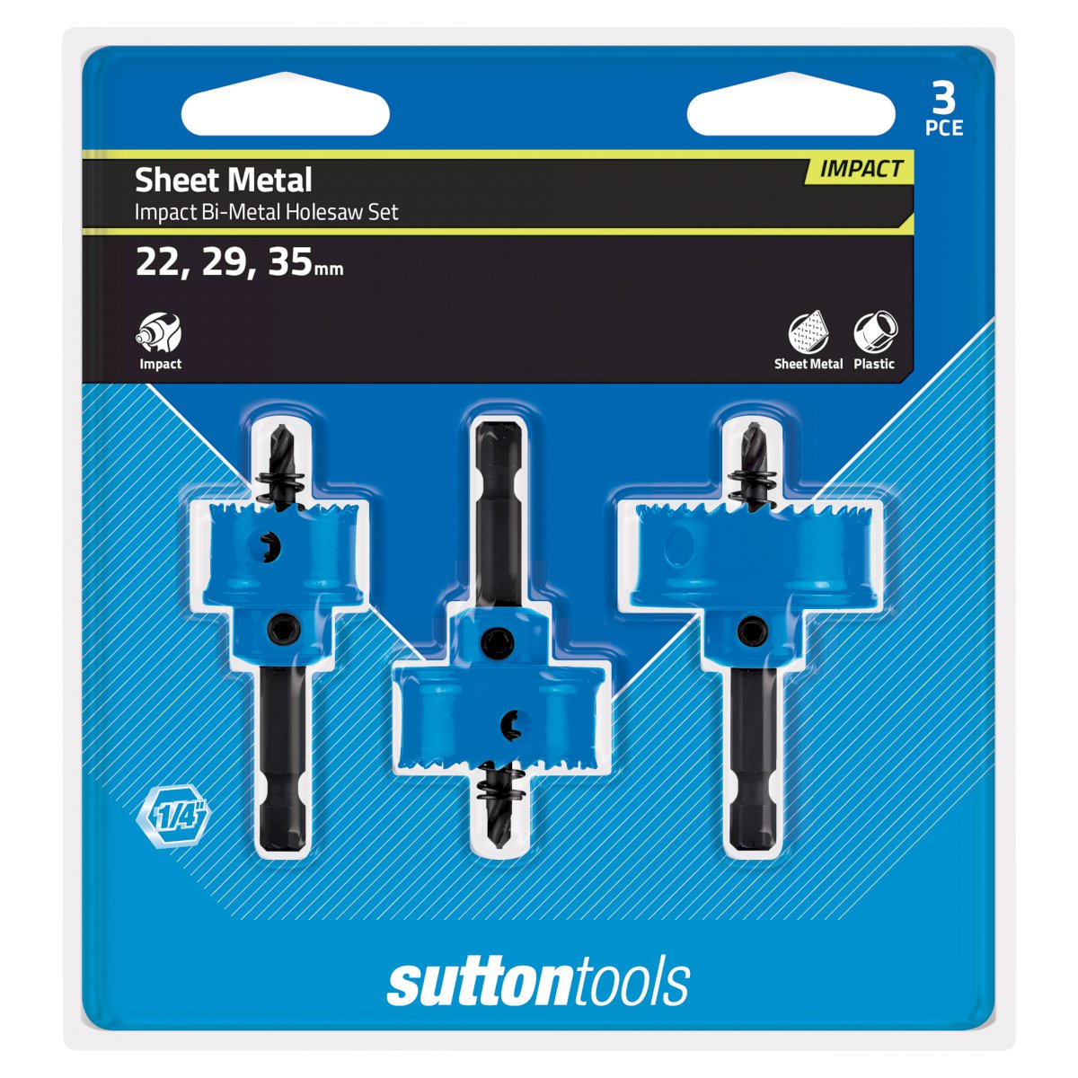 Bi Metal Holesaw Impact Sets Sutton Tools